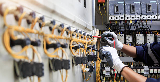 Professional Electrician technician working in El Lago, TX